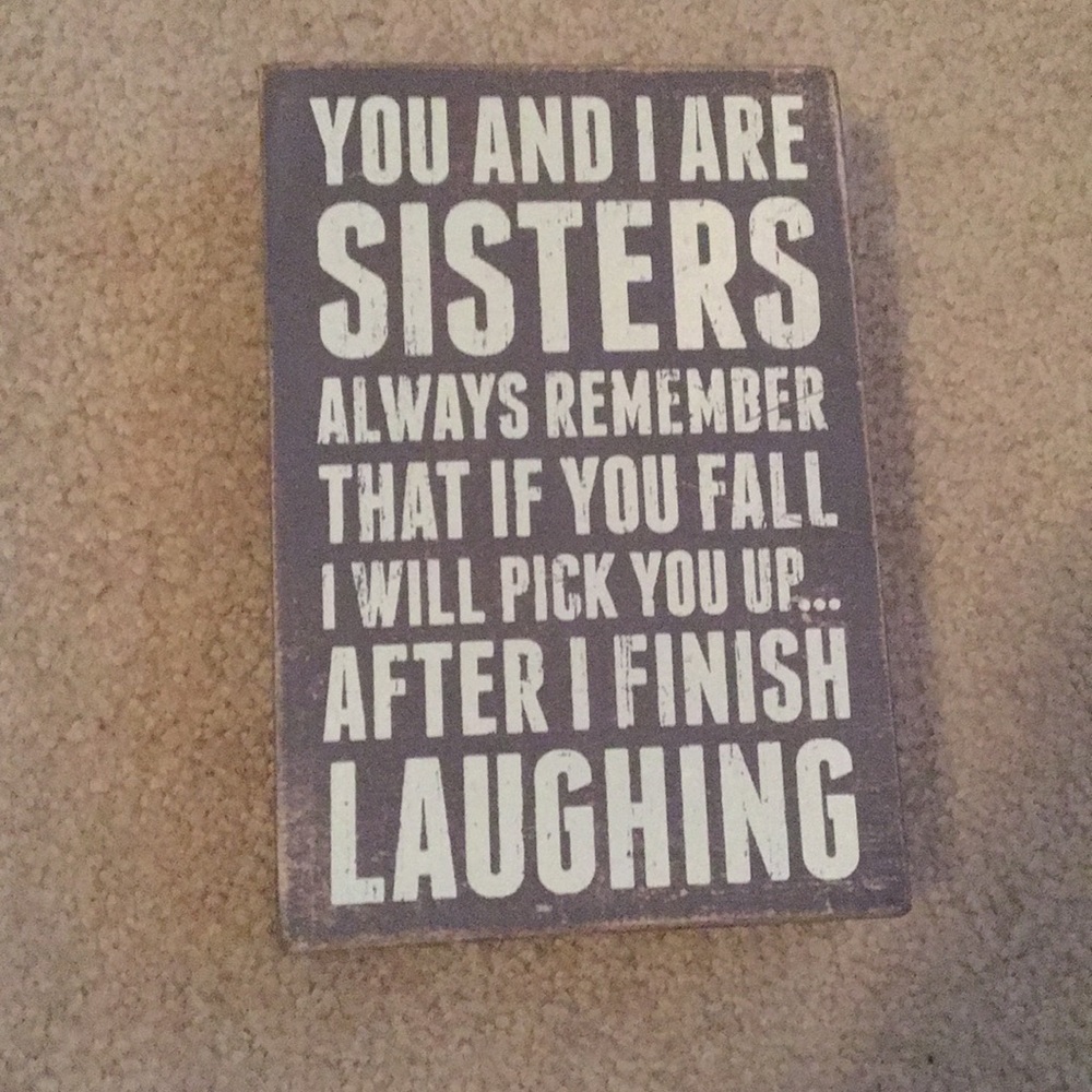 Wooden sign from Francescas